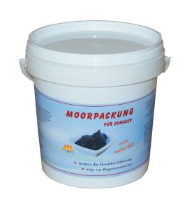 MOORPACKUNG bei beanspruchten Gelenken, unreiner Haut, als Gesichtsmaske, Fertigpackung für zuhause; (750 ml)