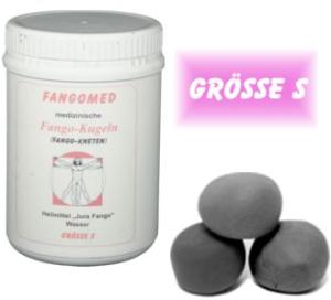 Fango-Kugeln als Fangopackung zum therapeutischen Fangokneten der Finger- und Handgelenke, in verschiedenen Größen (small - 400g)