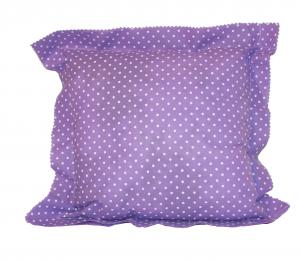Handmade Design - Lavendelkissen - Duftkissen - Zierkissen mit echtem Lavendel (Lila, 33 x 33 cm)