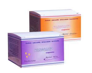 Fango Tagescreme und Fango Nachtcreme mit Hyaluronsäure - 2 x 100ml - Pflege für trockene geschädigte Haut