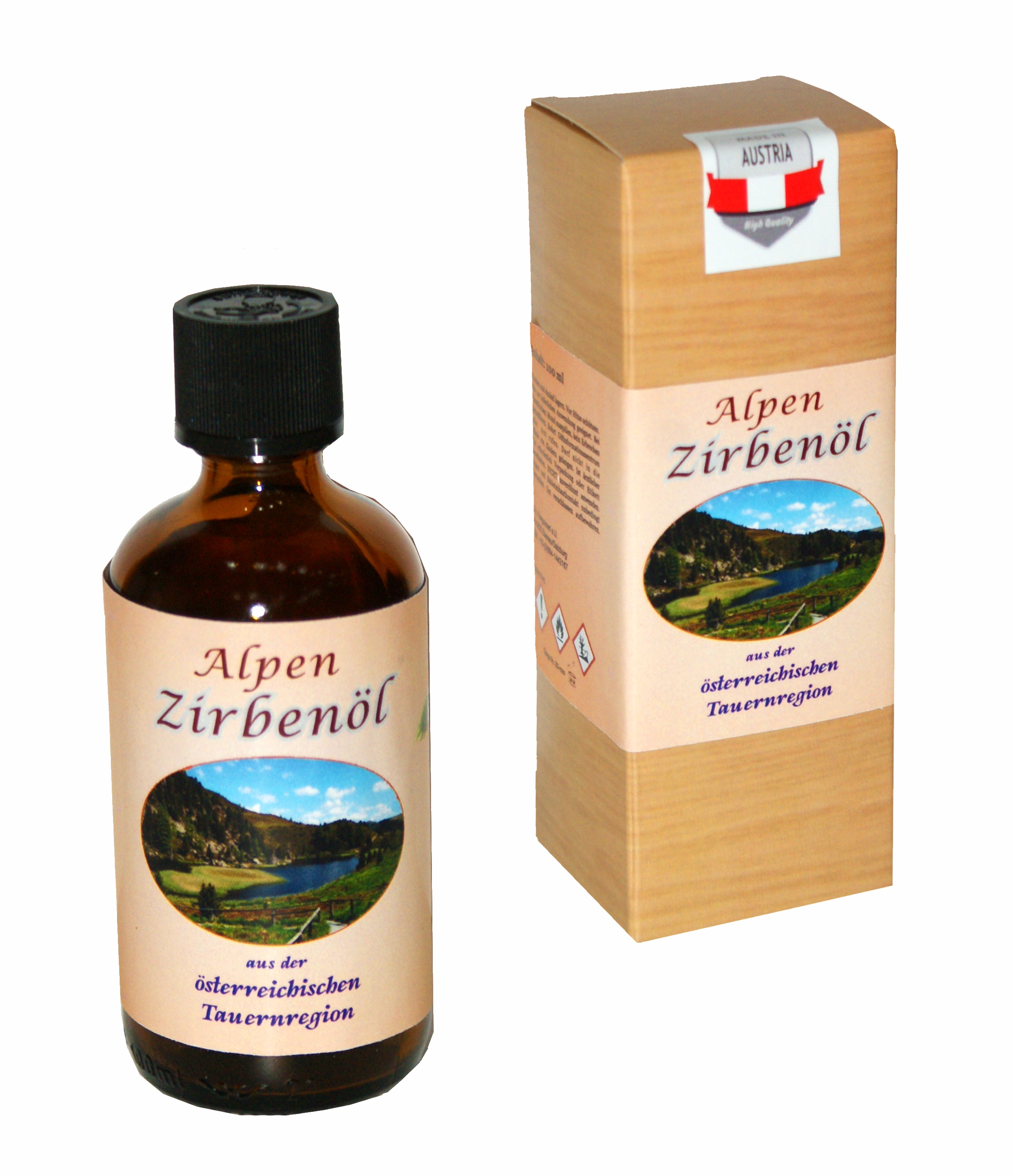 zirbenius - ALPEN-ZIRBENÖL, hochwertiges Zirbenöl aus Österreichs  Tauernregion; als Duftöl, Raumduft-Diffuser, zur Aromatherapie; (30 ml)