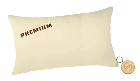ZIRBENKISSEN/Schlafkissen/Zierkissen mit  Zirbenflocken befüllt; Zirbenholz der Zirbe – Zirbelkiefer; (40x80 cm - sand/creme)
