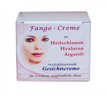 Fango Gesichtscreme - 50ml - mit Hyaluron - Arganöl - für trockene empfindliche Haut