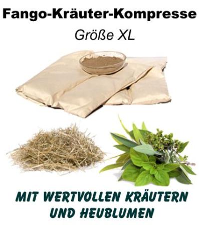 Fango-Kräuter-Kompresse Gr. XL - 1.200g - Fango und Kräuter - Beschwerden des Bewegungsapparates, Wirbelsäule/Gelenke