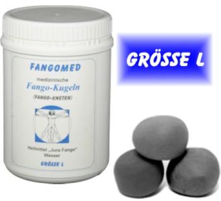 Fango-Kugeln als Fangopackung zum therapeutischen Fangokneten der Finger- und Handgelenke, in verschiedenen Größen (large - 800g)
