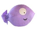 Handmade Design - Lavendelkissen - Duftkissen - mit echtem Lavendel (Fisch groß - Lila, 27 x 43 cm)