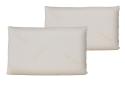 2x Kopfkissen-Nackenkissen, 80x40cm H=12cm, viscoelastischer Gelschaum